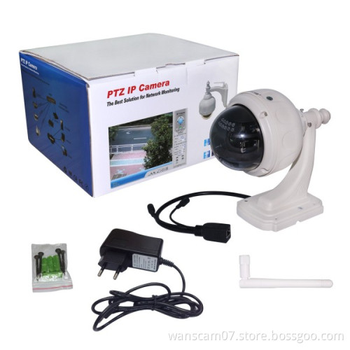 PTZ Wireless Wired Outdoor Waterproof IP Camera